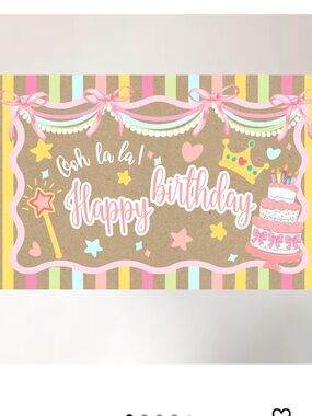 Pastel Pink 'Happy Birthday' Banner
